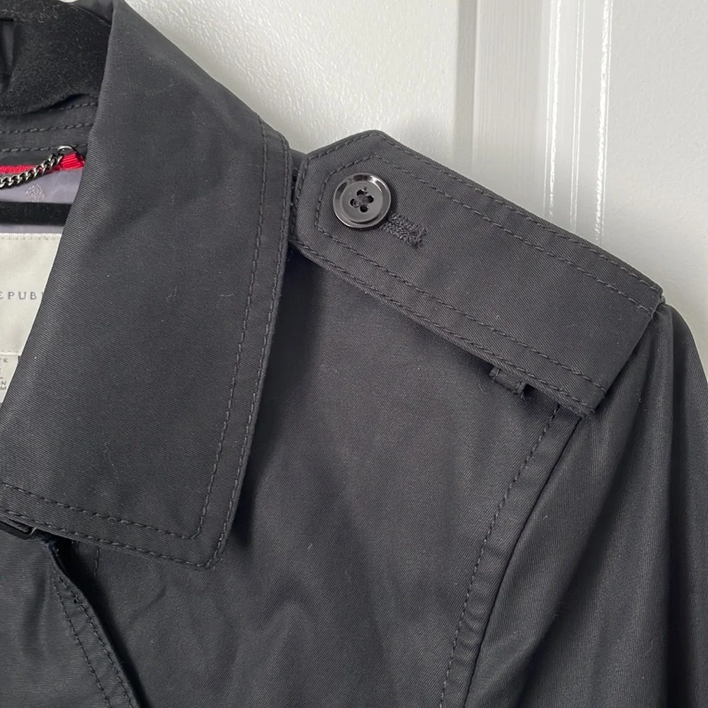 NWT Banana Republic Water Resistant Trench Coat - Picture 11 of 11